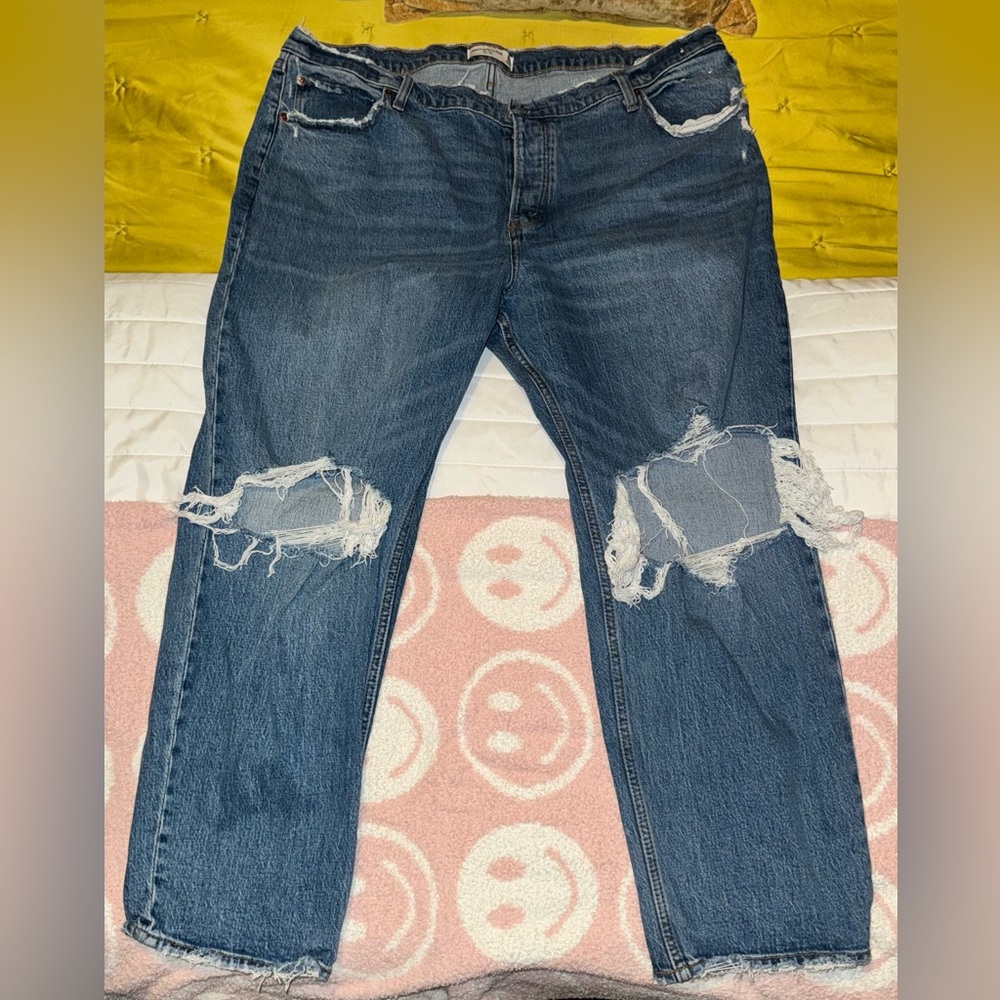 Abercrombie the dad high rise jeans
